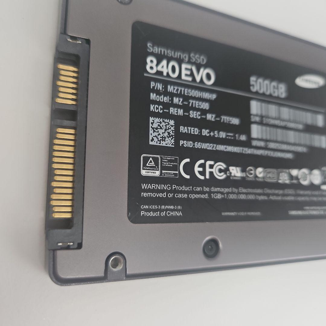 内蔵型SSD Samsung 840 EVO 500GB SSD