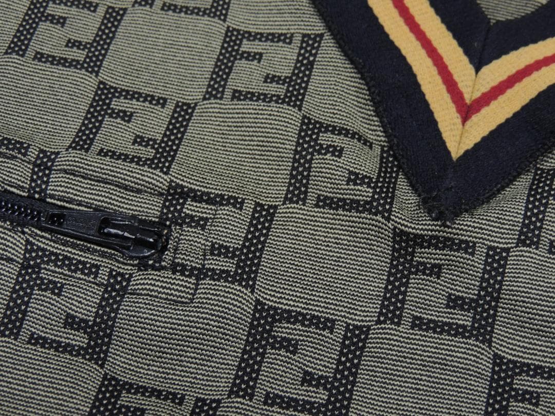 VINTAGE FENDI ズッカ柄 ストレッチ ジャージー 半袖 カットソー