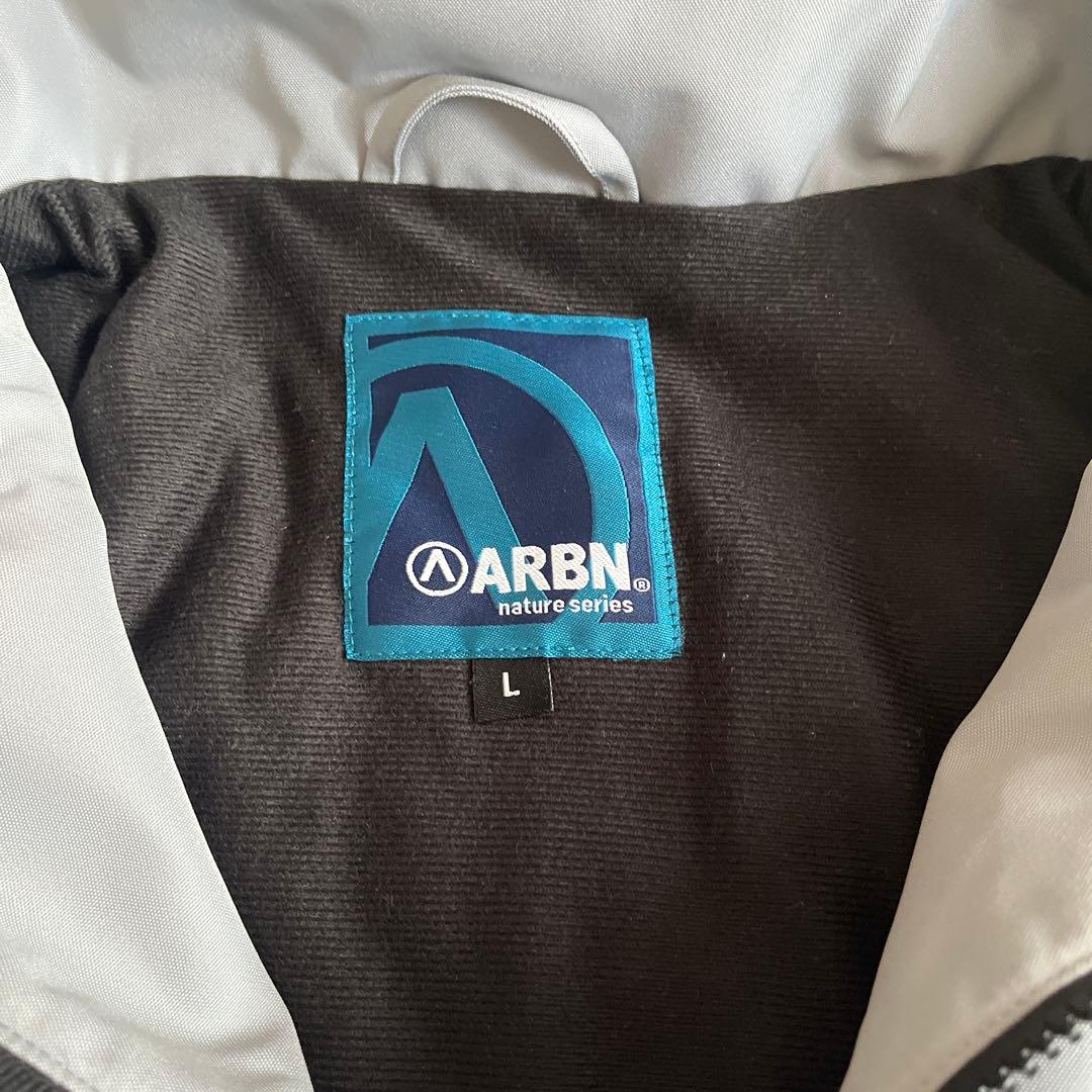 ARBN nature series アノラック L グレー/ブラック/ホワイト