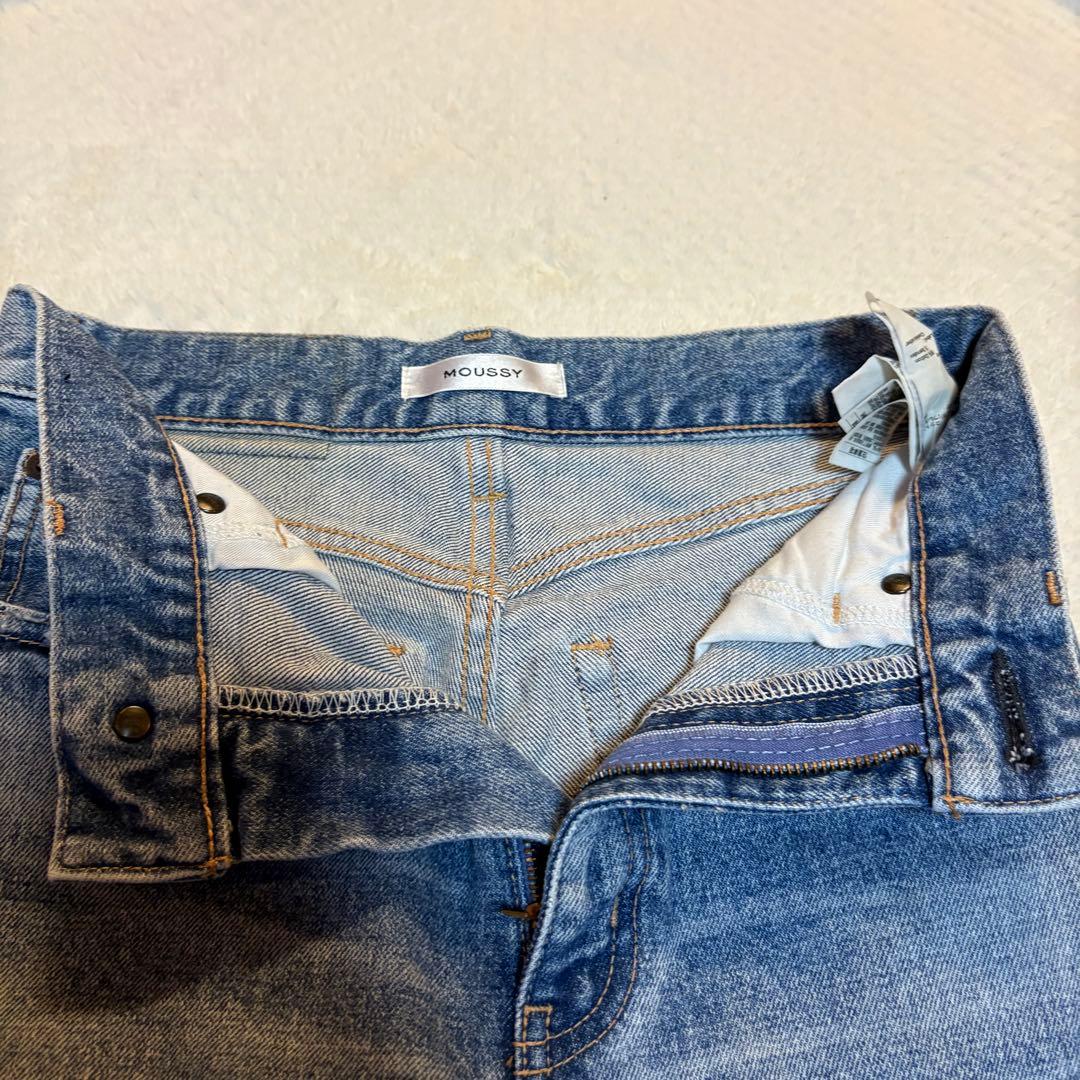 MOUSSY マウジー フレアデニム フレアパンツ 25