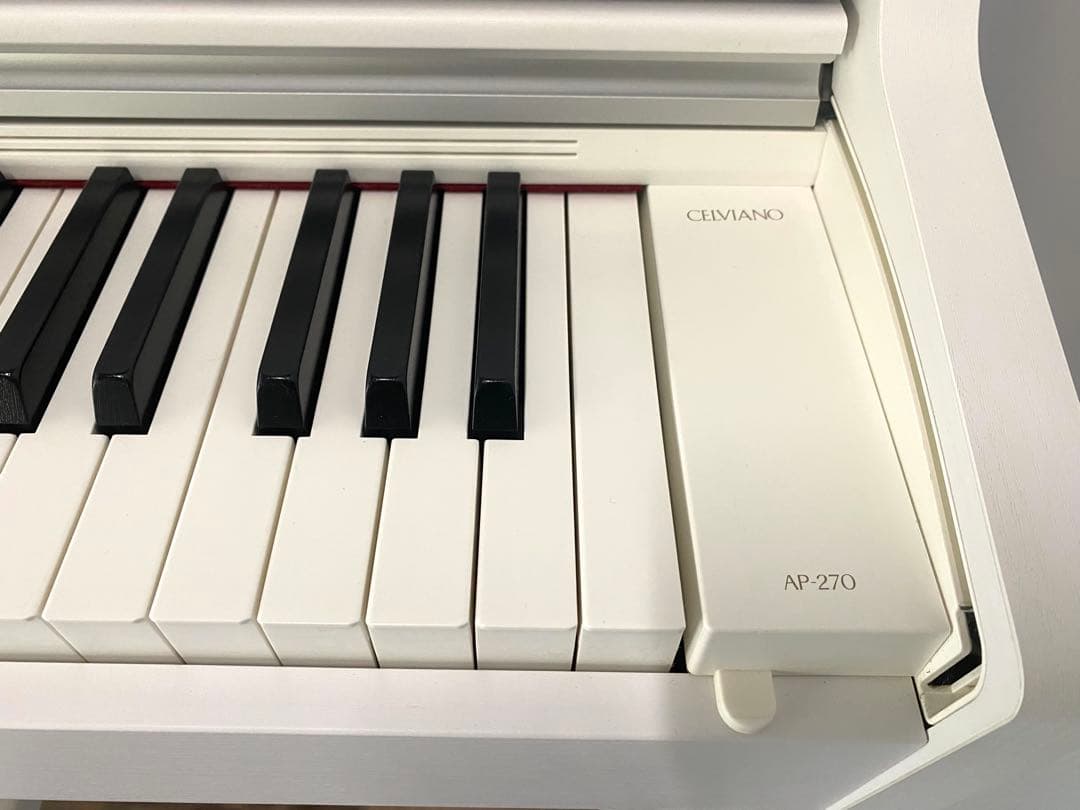 木目調ホワイト入荷♪CASIO AP-270WE / AP270 電子ピアノ