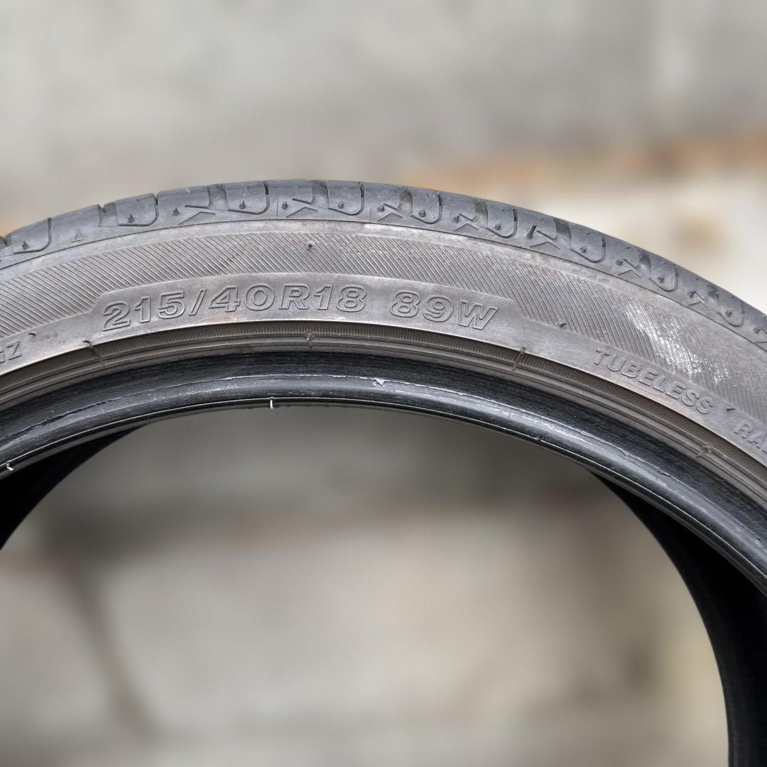 SEIBERLNG 215/40R18 2本　22年製　中古品　2