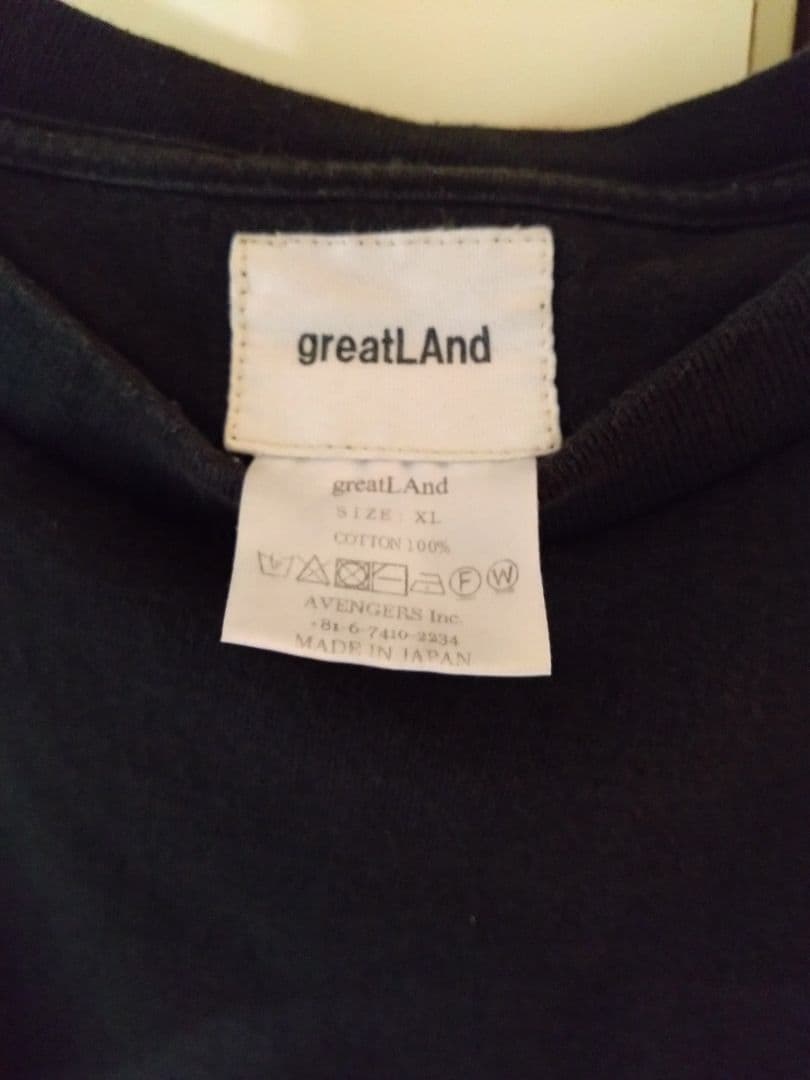 I*i様 greatLAnd ORIGINAL JESUS TEE BLACK