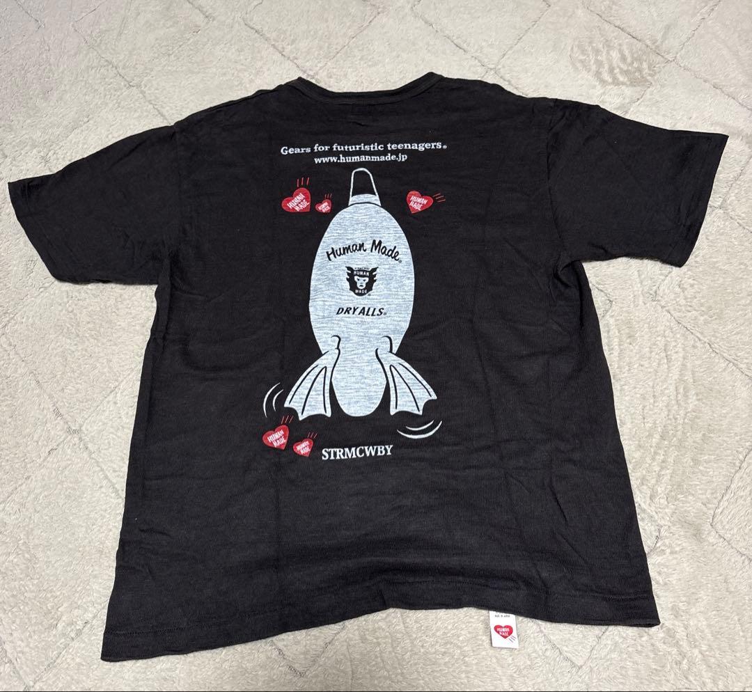 【美品】Human Made ブラック Tシャツ　Lサイズ