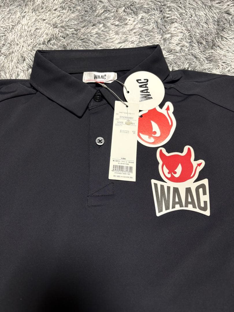 【新品】WAAC ポロシャツ 黒