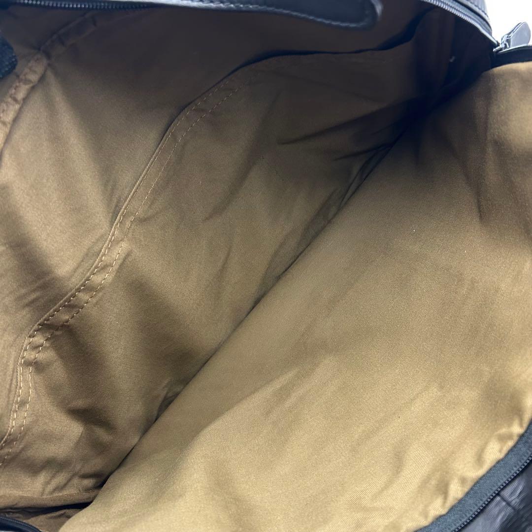 【美品】森田鞄製作所 ボストンバッグ　オールレザー　2way 大容量　鍵付き　黒
