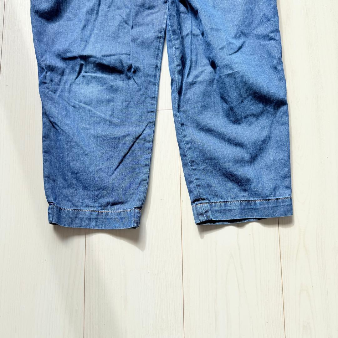 美品✨ブルネロクチネリ　シャンブレー デニムパンツ テーラード トラウザーズ