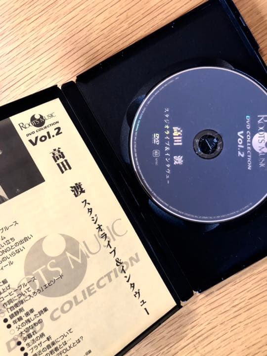 貴重☆盤面美品　高田渡スタジオライブ&インタヴュー[DVD]