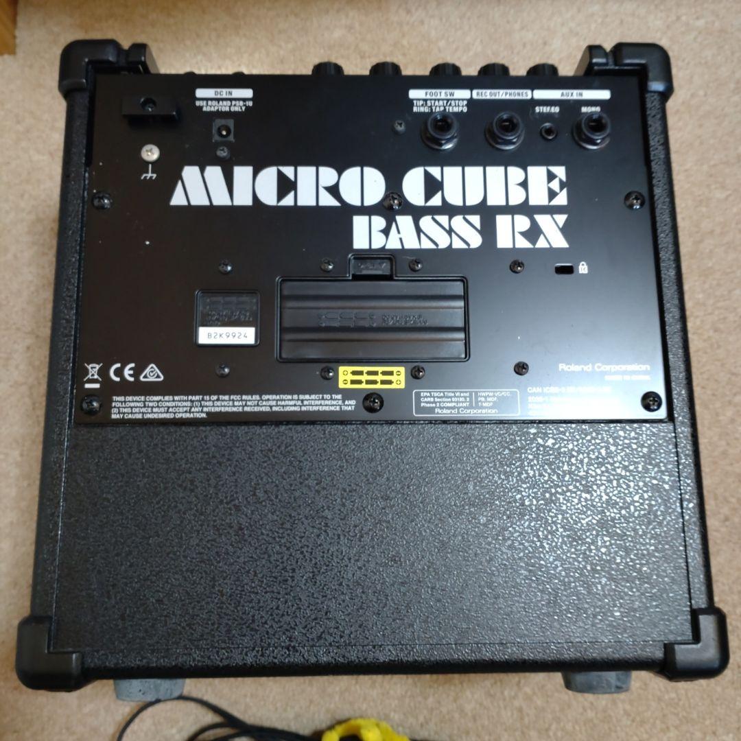 ROLAND MICRO CUBE BASS RX ベースアンプ アダプター付き