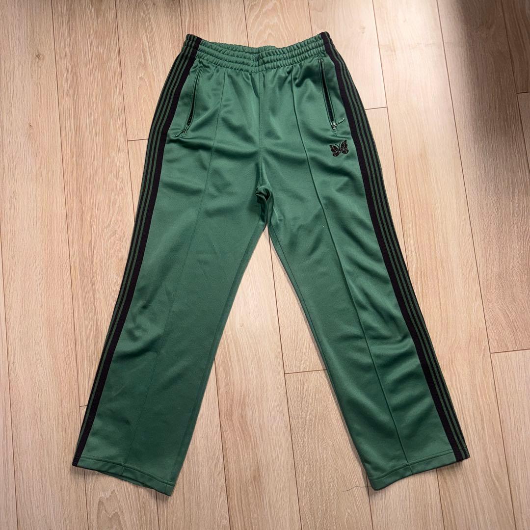 needles 23ss エメラルドグリーン　トラックパンツ　xs