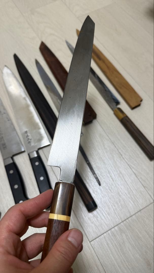 包丁 6本セット 芦博志 天味寿楽 池田正行作 牛刀 柳刃 刺身包丁 本焼