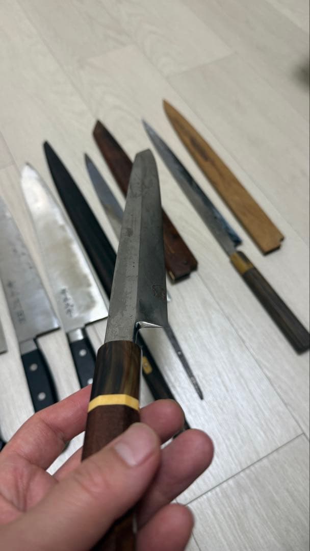 包丁 6本セット 芦博志 天味寿楽 池田正行作 牛刀 柳刃 刺身包丁 本焼