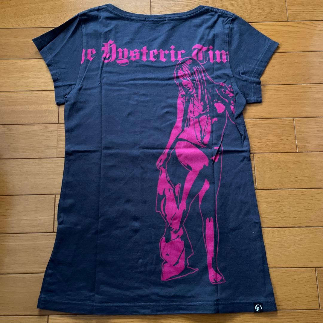 ヒステリックグラマー ネイビー Tシャツ フリーサイズ