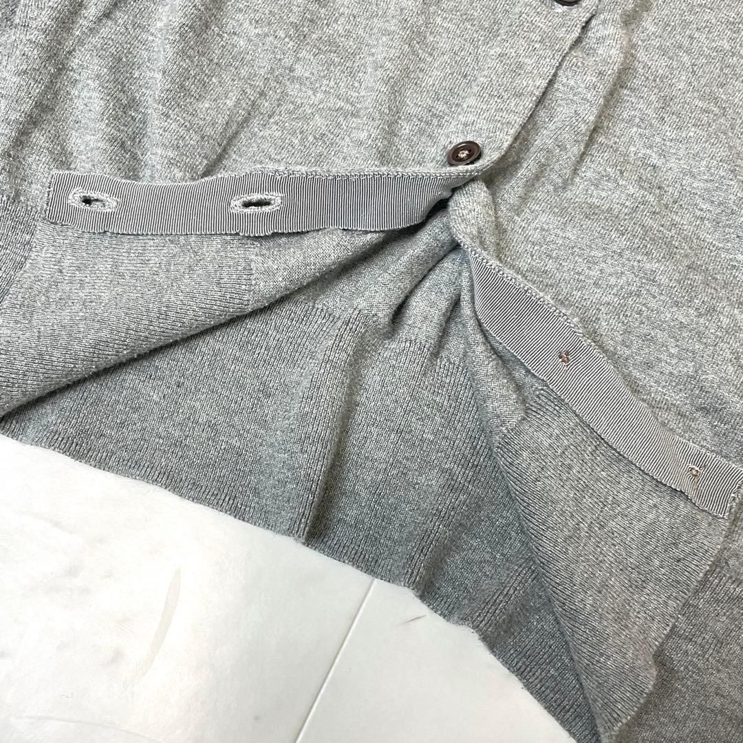 専用【美品】ポロラルフローレン ピマコットン クルーネックカーディガン Sグレー