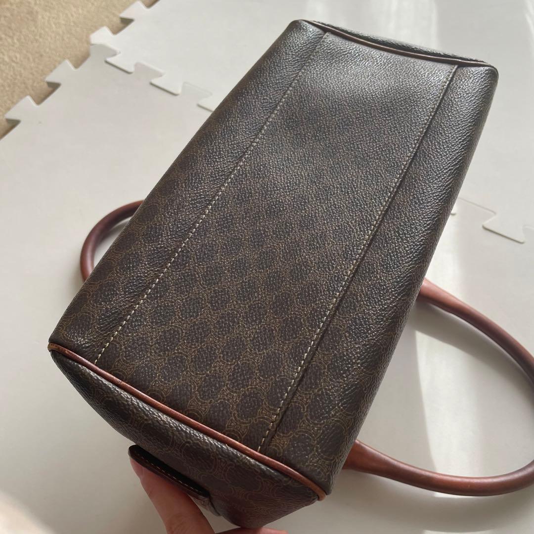 セリーヌ　オールドセリーヌ　ミニボストン　美品　マカダム