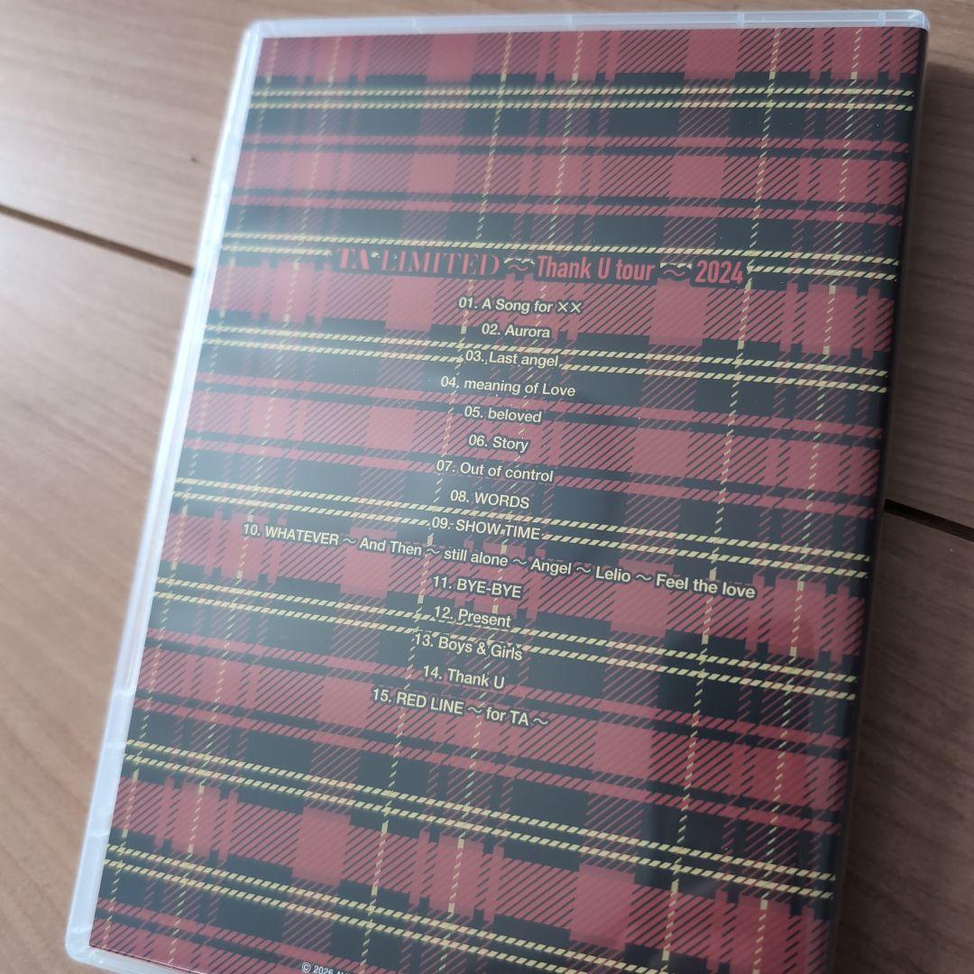 浜崎あゆみ TA LIMITED THANK YOU TOUR 2024 DVD