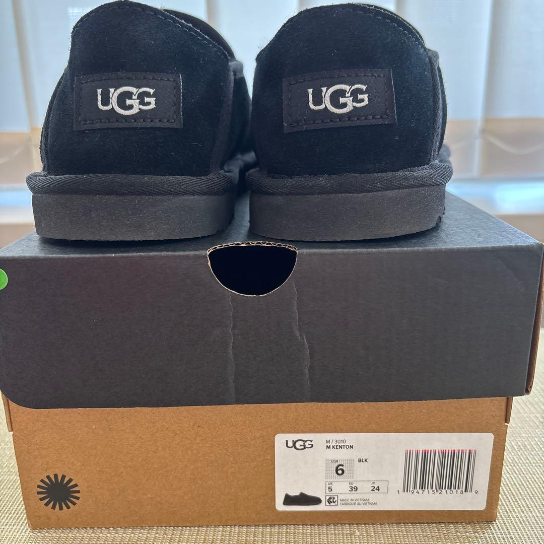 UGG ケントン　ブラック　サイズ6/24センチ