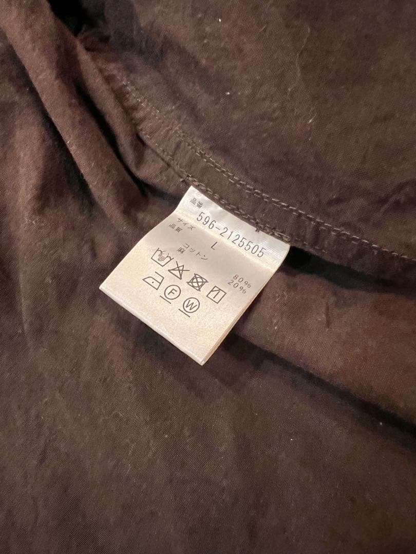 【MHL】OVERDYE MELANGE COTTON LINEN