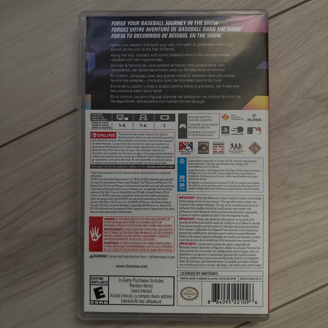 大幅値下げ！MLB The Show 25 (Nintendo Switch)