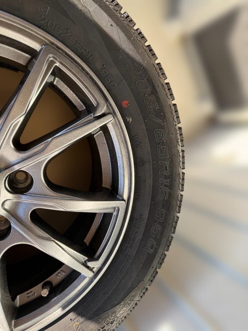 【3/4】205/65R16 NANKANG AW-1 スタッドレス ホイール
