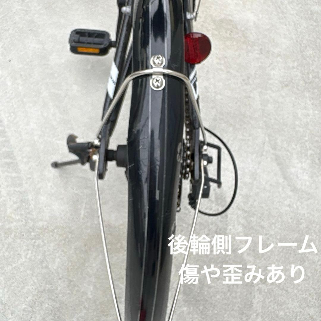 【大阪引き取り限定】asahi 22インチ 子供用自転車 前カゴ付き 黒