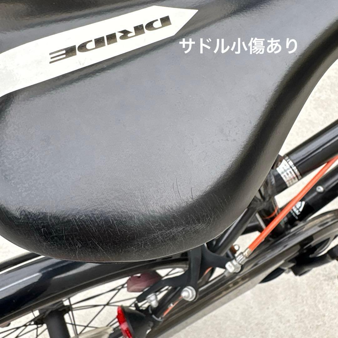 【大阪引き取り限定】asahi 22インチ 子供用自転車 前カゴ付き 黒