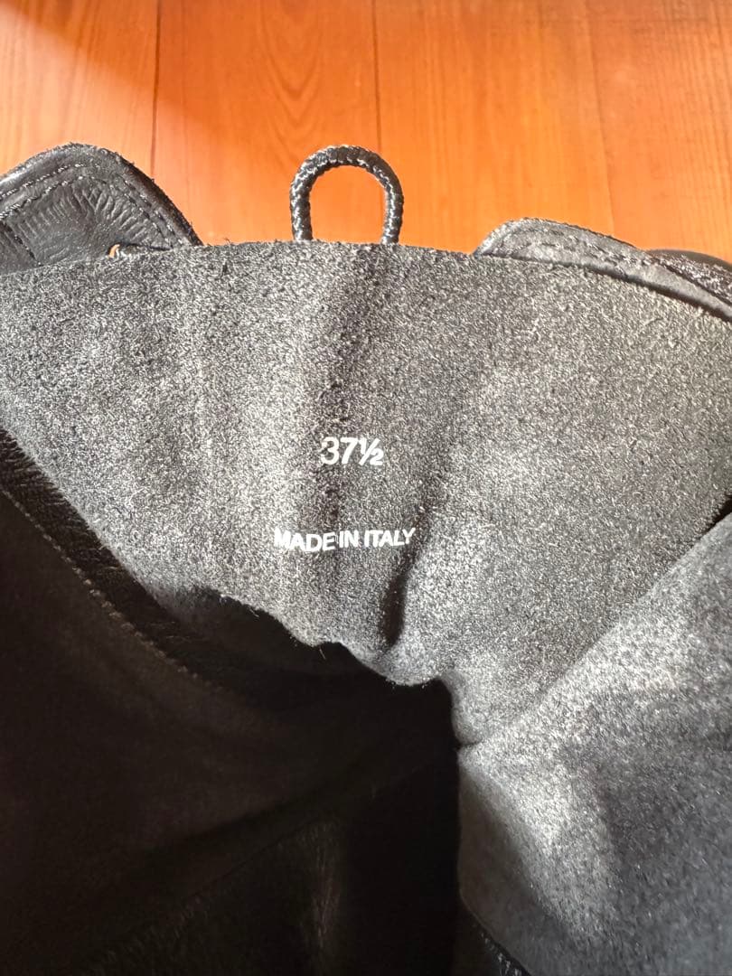 ANN DEMEULEMEESTER ブーツ 未使用 37ハーフ