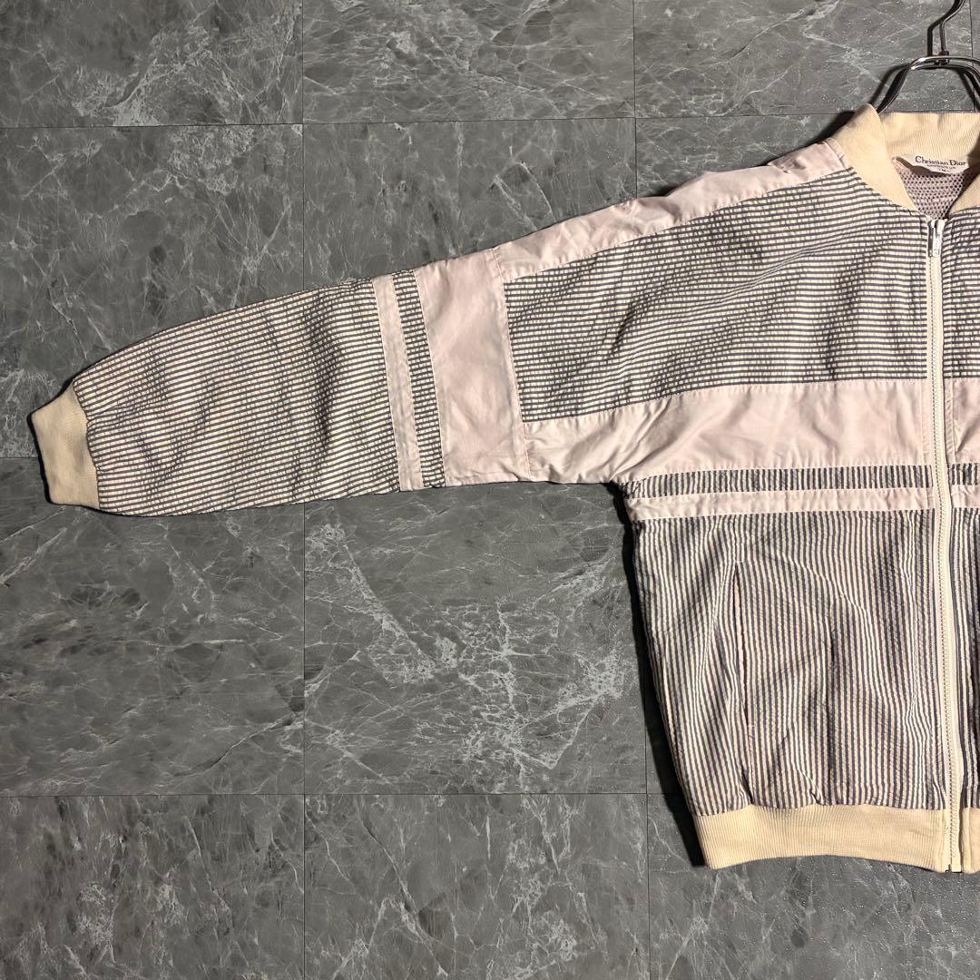 80s Christian Dior MONSEUR ジップアップブルゾン短丈M