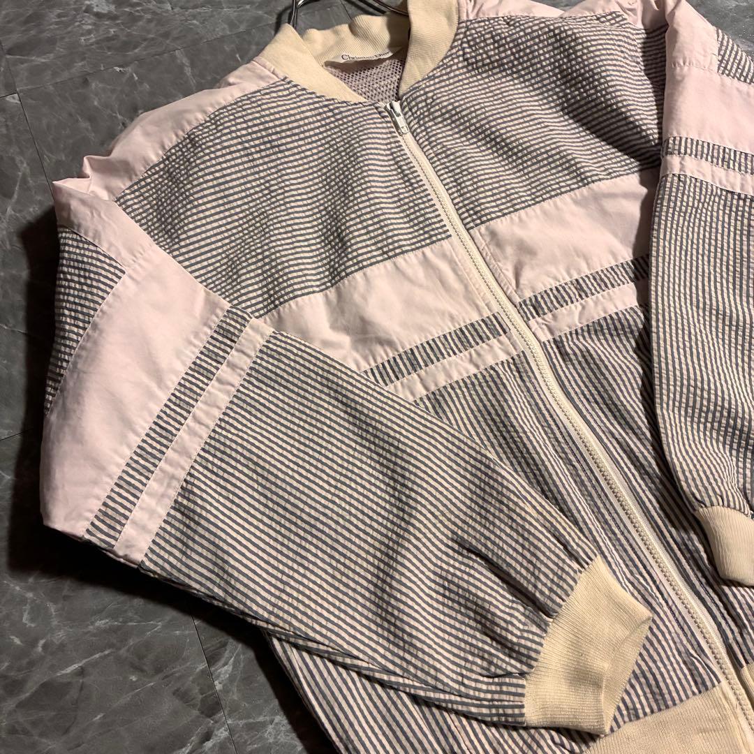 80s Christian Dior MONSEUR ジップアップブルゾン短丈M