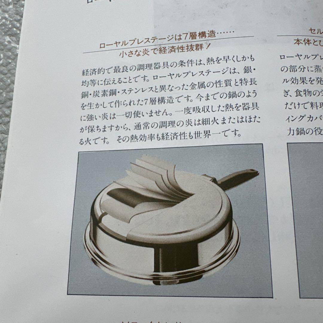  PRESTIGE チタン入りステンレス7層構造鍋　IH対応品