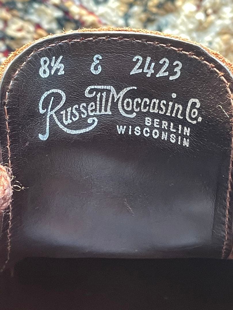 RUSSELL MOCCASIN トリプルヴァンプ 8 1/2