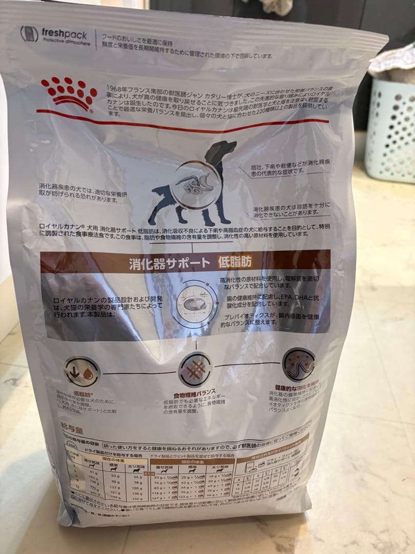  CANIN 消化器サポート 低脂肪　3kg