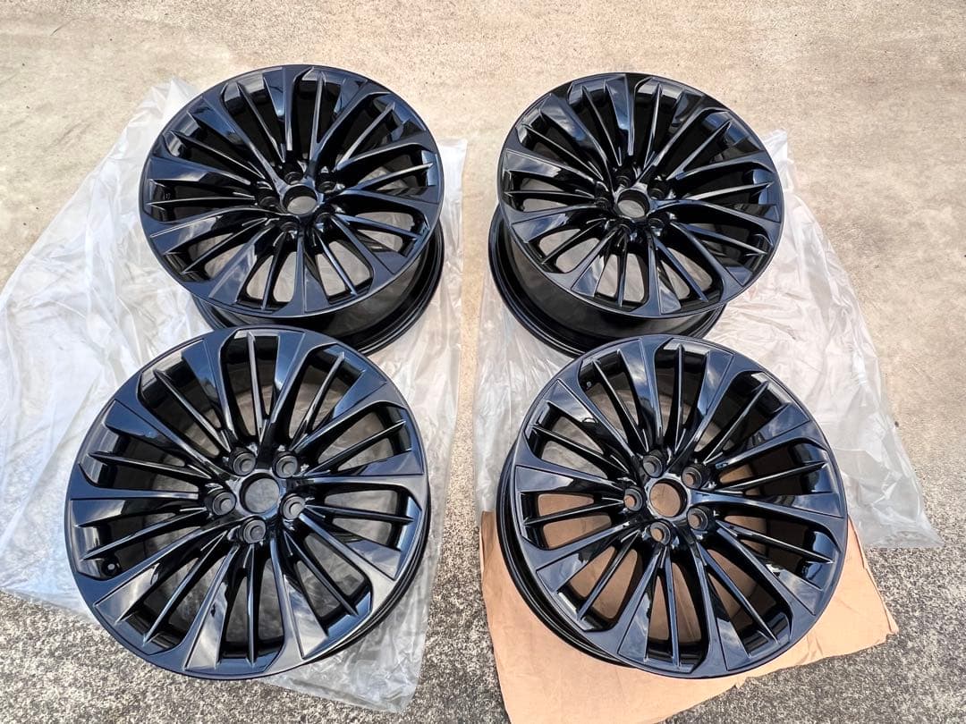 ✨美品 ✨レクサス LS500 純正ホイール20インチ ソリッドブラック ✖️４