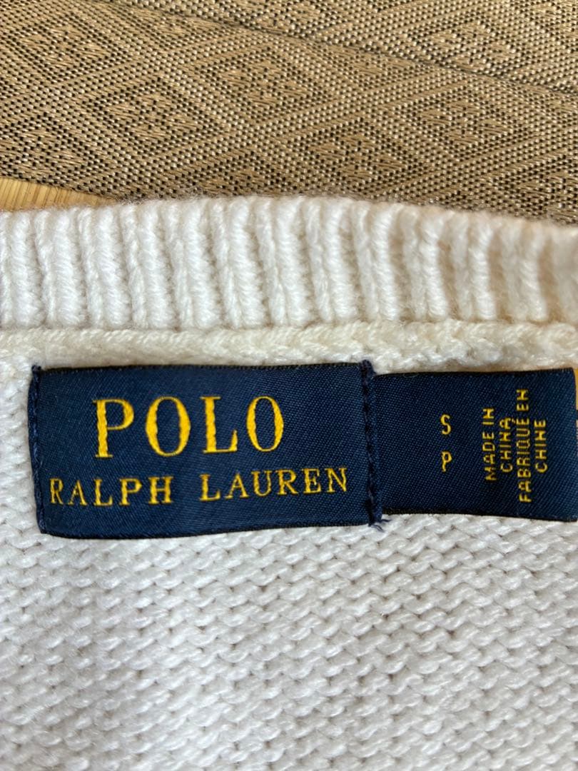 Polo Ralph Lauren ホワイトカーディガン S