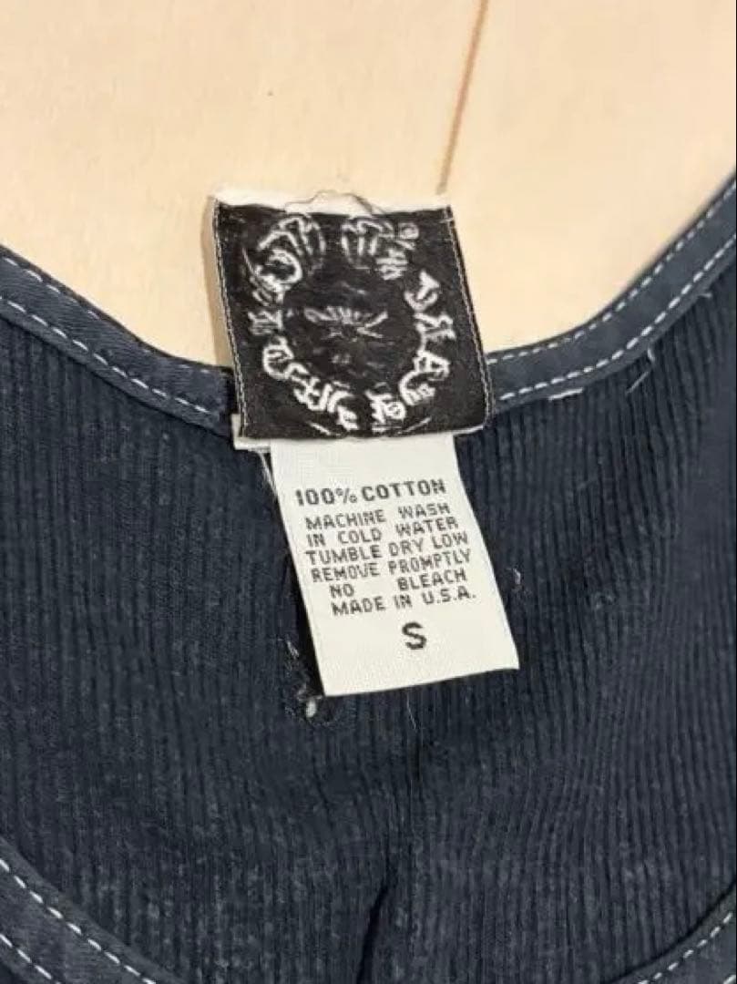 【CHROME HEARTS】BACK CROSS RIB TANK
