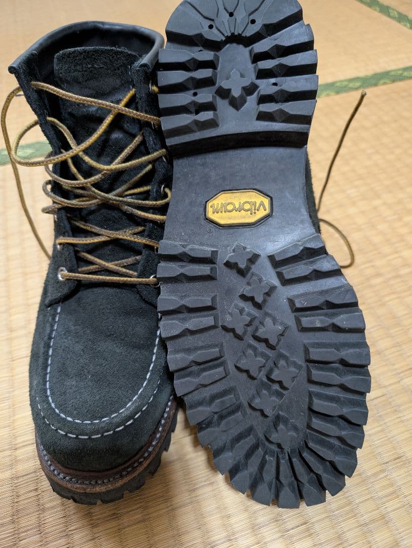 CHIPPEWA　黒 スエード モカシンブーツ ハイカット