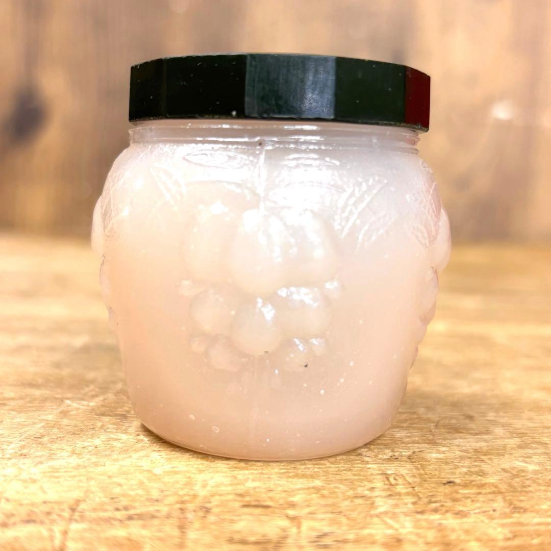 レトロ アンティーク ALMONPAPAYA アモンパパヤ 瓶 蓋深緑 瓶底A