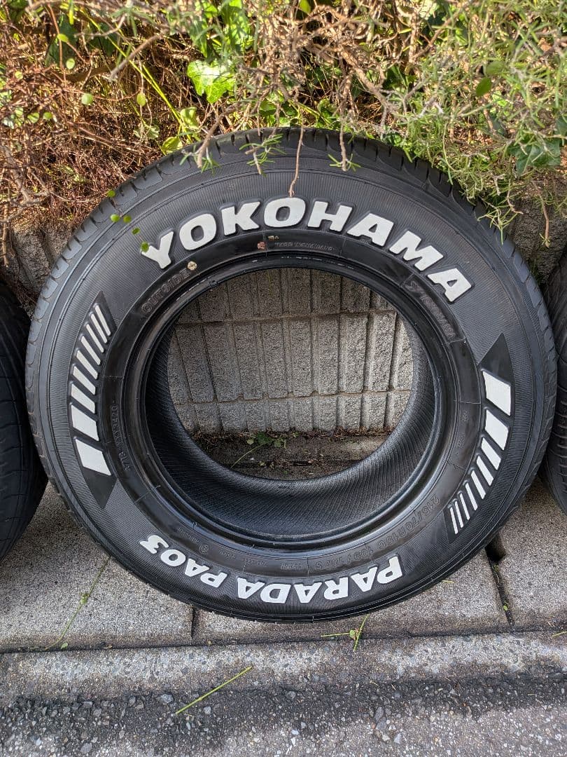 YOKOHAMA PARADA PA03 15インチタイヤ4本セット