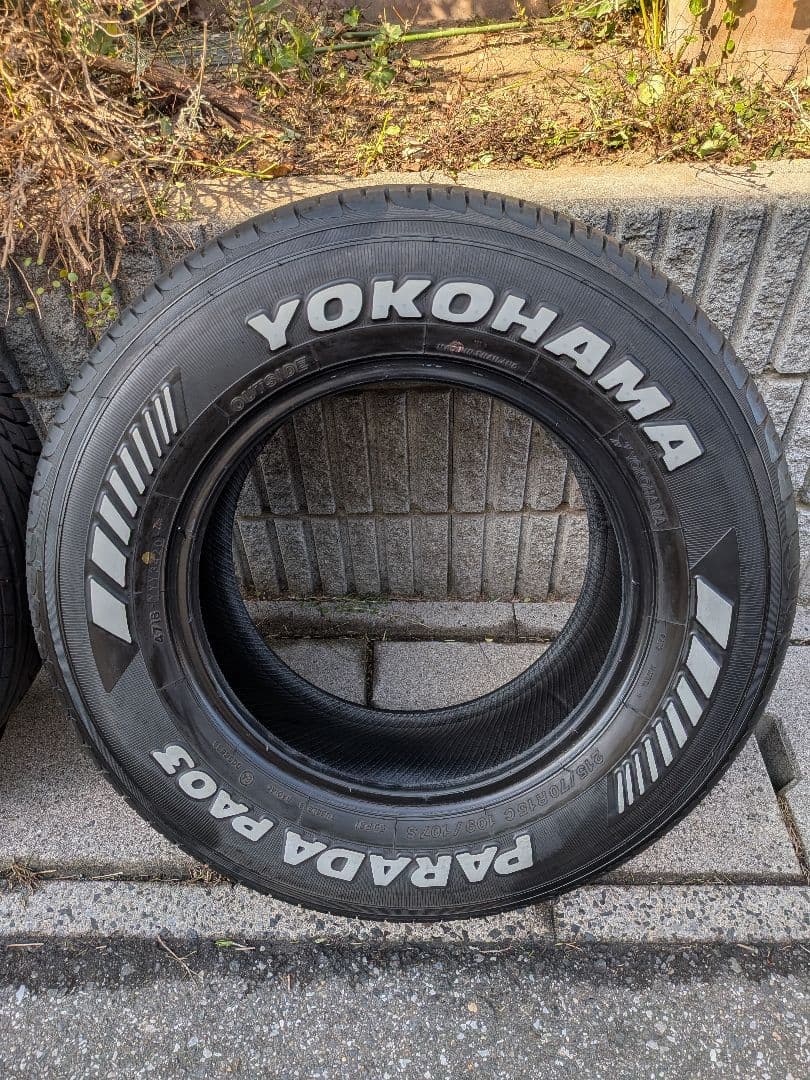 YOKOHAMA PARADA PA03 15インチタイヤ4本セット