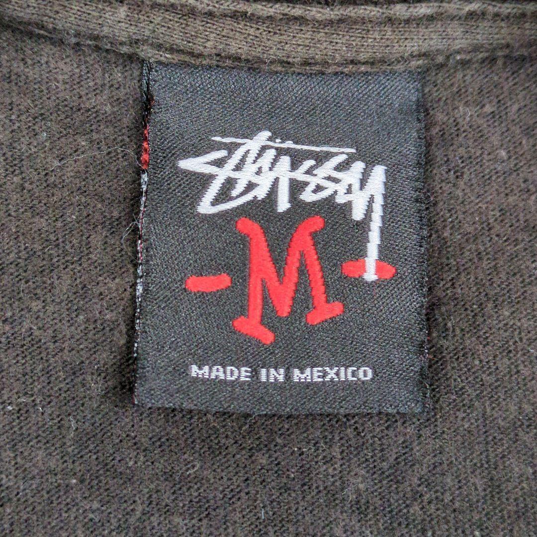 00s OLD STUSSY エイトボール スカル Tシャツ ロゴ ブラック M