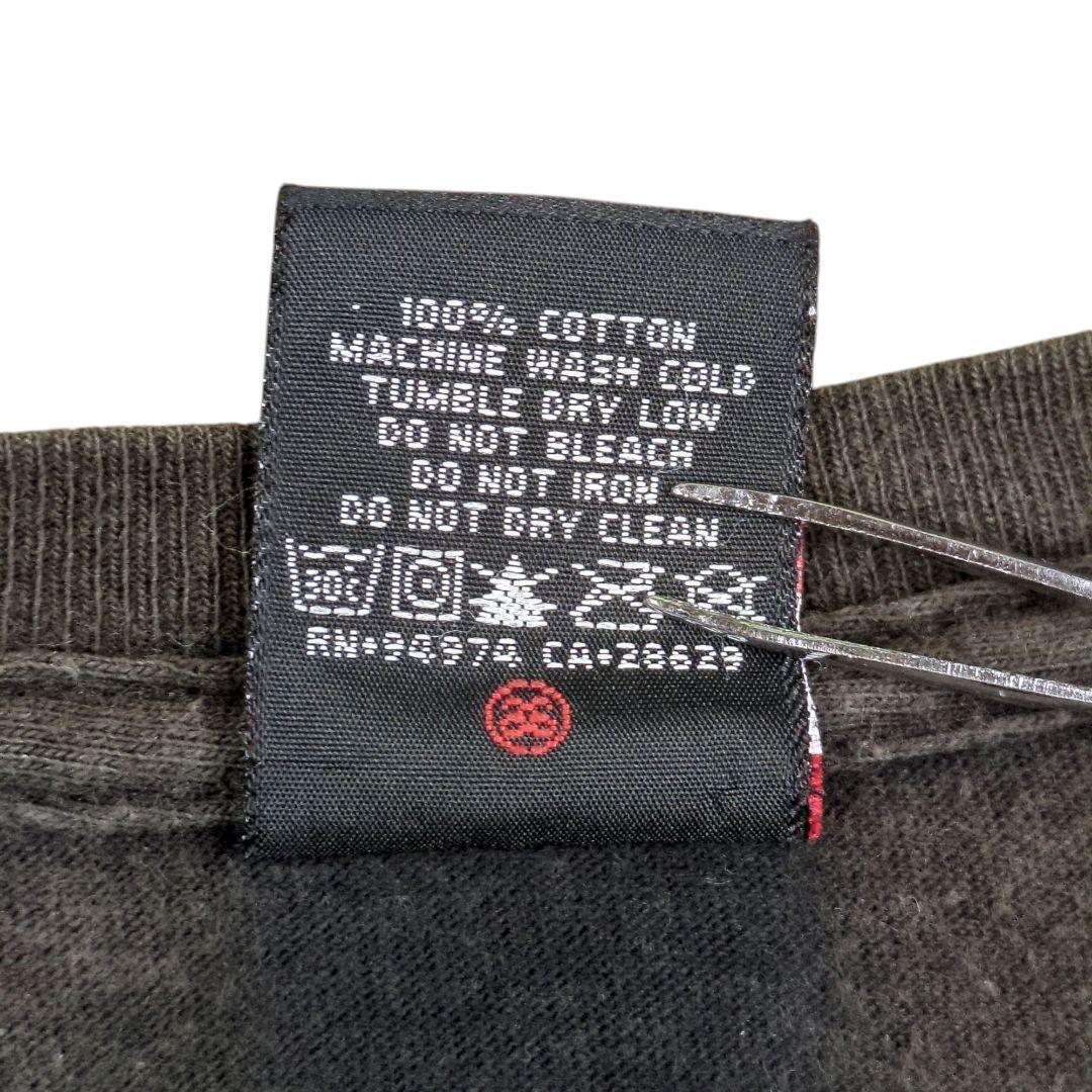 00s OLD STUSSY エイトボール スカル Tシャツ ロゴ ブラック M