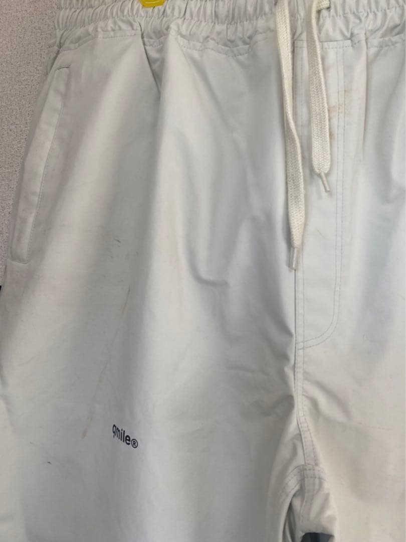 スノーボード qmile 3L TRAING JOGGER PANTS LIGHT IVORY