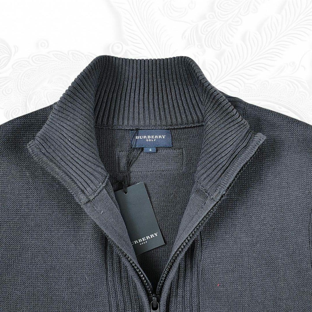 【新品！】BURBERRY GOLF ゴルフ ベストジップアップ ロゴプレート