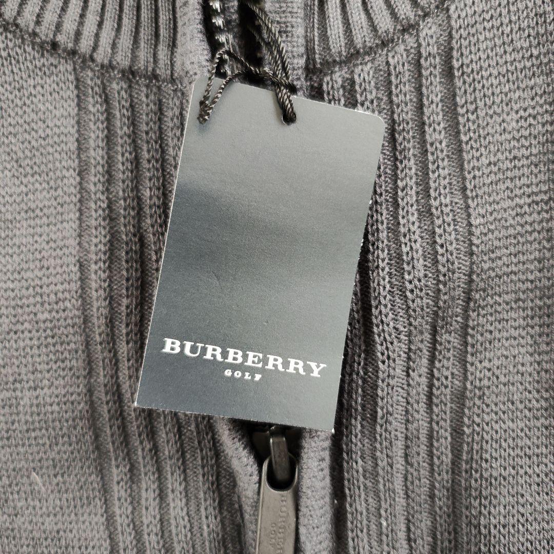 【新品！】BURBERRY GOLF ゴルフ ベストジップアップ ロゴプレート