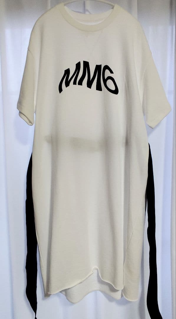 MM6 メゾンマルジェラ　Tシャツワンピース　160cm 丈長め　リボンワンピ