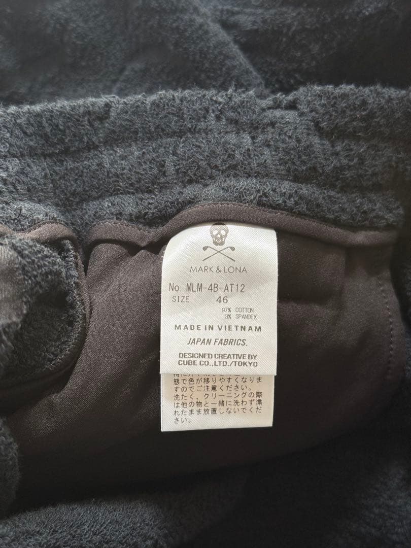 美品 ★ MARK&LONA セットアップ ポロシャツ ショーツ 黒 正規品