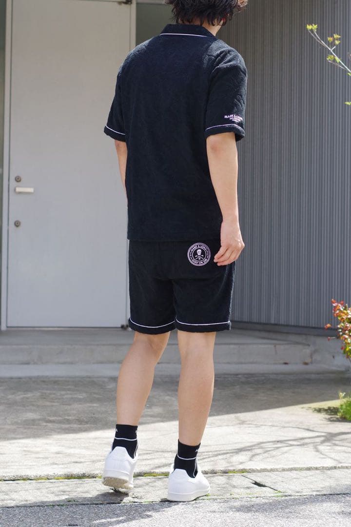 美品 ★ MARK&LONA セットアップ ポロシャツ ショーツ 黒 正規品