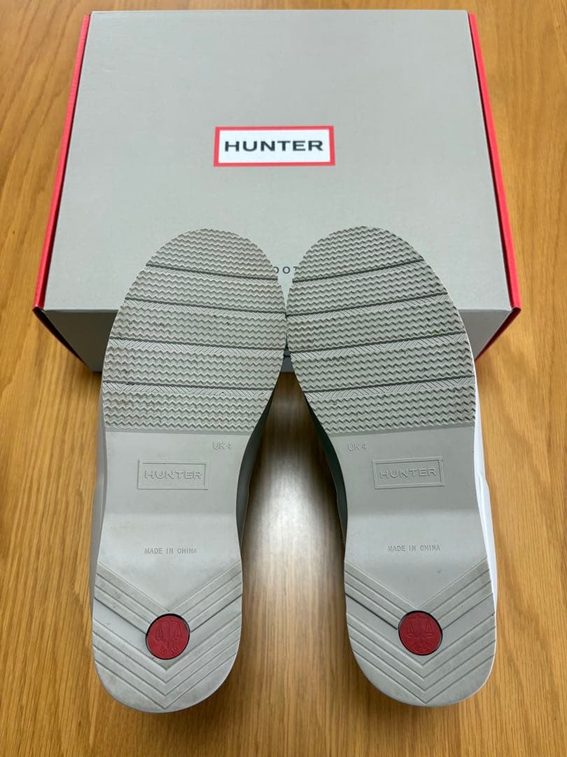 HUNTER ハンター ブーツ スティール ライト グレー 4(23cm)