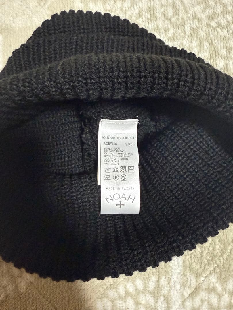 【正規品】NOAH ブラック ニット帽