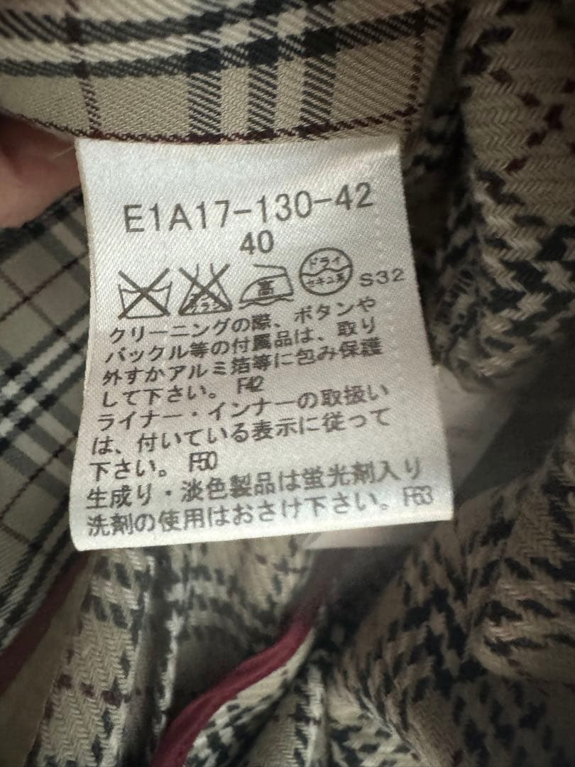 BURBERRY BLUE LABEL トレンチコート 40
